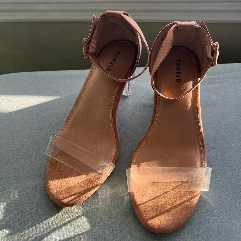 Torrid Clear Strap Heel Sandals